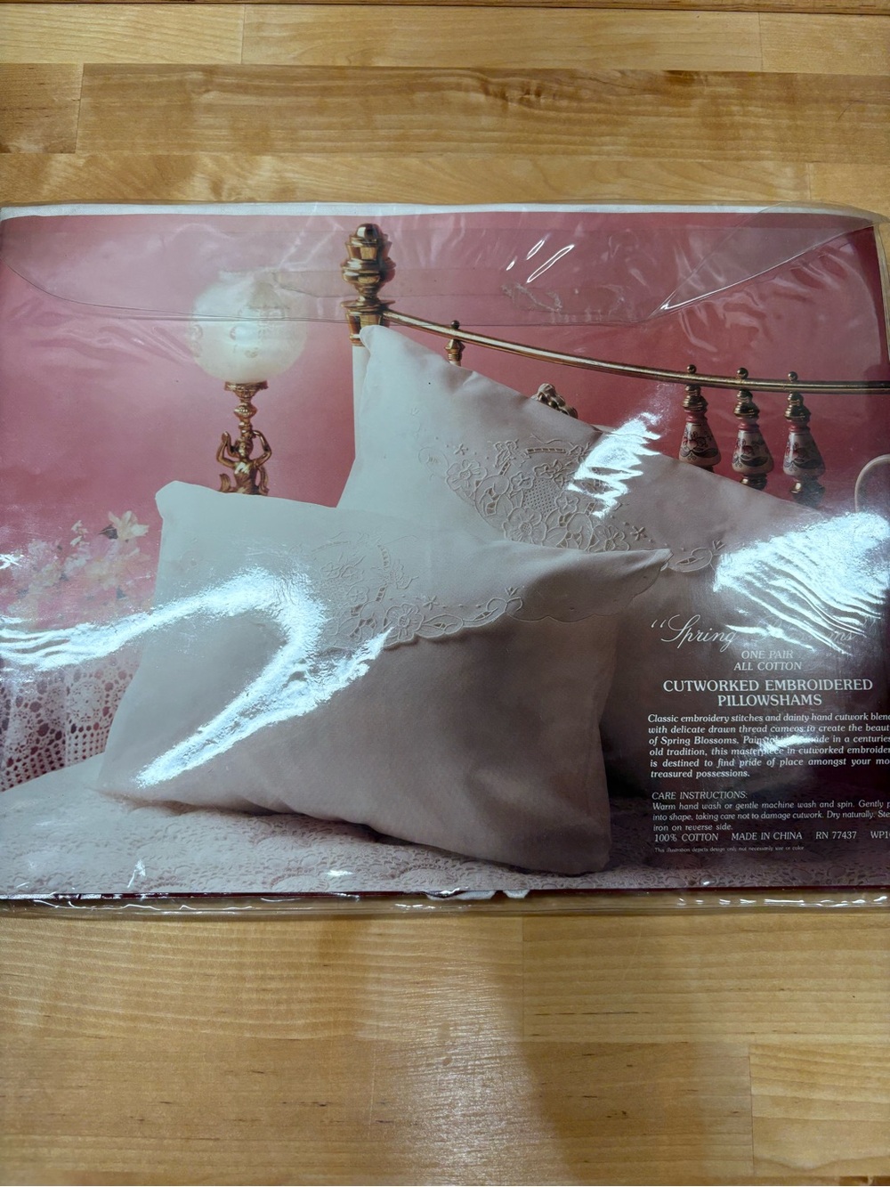Cutwork Embroidered Pillowshams - Blush Cotton